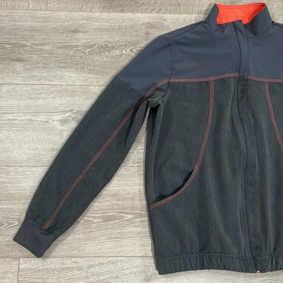 Dickies Dynamix Zip Front Bomber Scrub Jacket Gray S - Picture 4 of 16